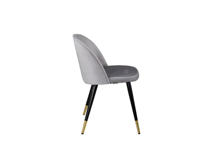 Venture Home Velvet Matstolar 2-pack Grå