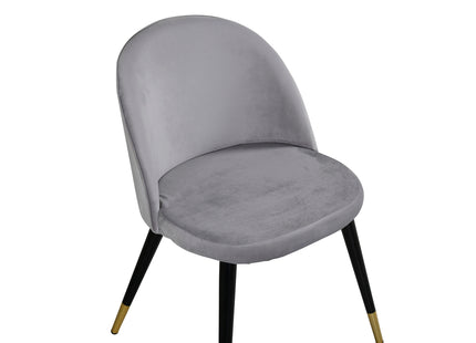 Venture Home Velvet Matstolar 2-pack Grå