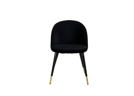 Venture Home Velvet Matstolar 2-pack Svart