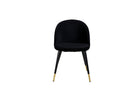 Venture Home Velvet Matstolar 2-pack Svart
