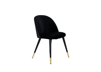 Venture Home Velvet Matstolar 2-pack Svart