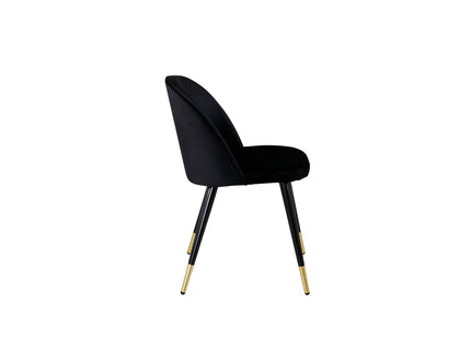 Venture Home Velvet Matstolar 2-pack Svart