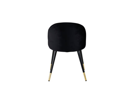Venture Home Velvet Matstolar 2-pack Svart