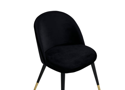 Venture Home Velvet Matstolar 2-pack Svart