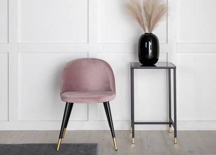 Venture Home Velvet Matstolar 2-pack Dammig rosa