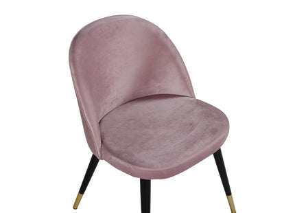 Venture Home Velvet Matstolar 2-pack Dammig rosa