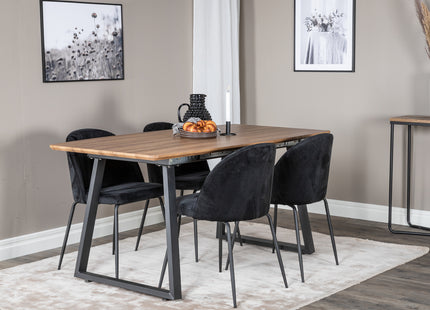 Inca Rektangulära Matbord 160 x 85 Walnut