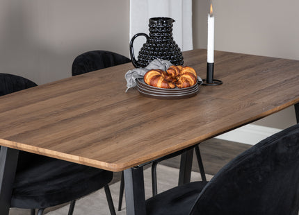 Inca Rektangulära Matbord 160 x 85 Walnut