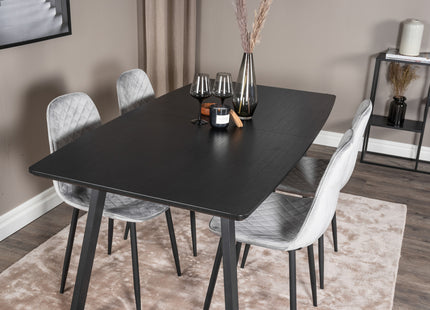 Inca Rektangulära Matbord 160 x 85 Black
