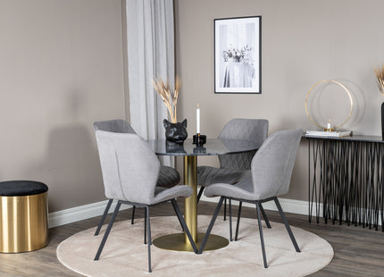 Estelle Runda Matbord ⌀106 Dark Grey