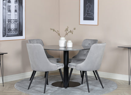 Estelle Runda Matbord ⌀106 Dark Grey