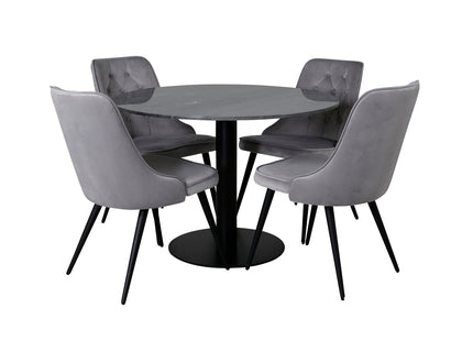 Estelle Runda Matbord ⌀106 Dark Grey