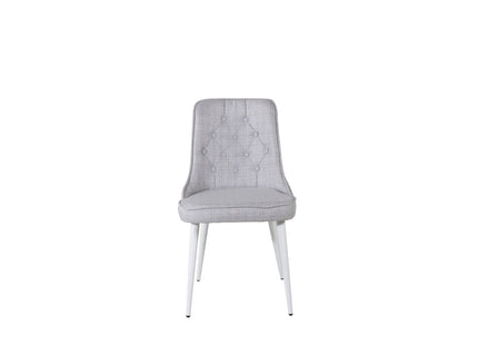 Venture Home Velvet Deluxe Matstolar 2-pack Ljusgrå