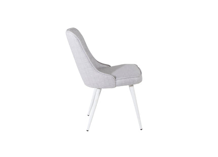 Venture Home Velvet Deluxe Matstolar 2-pack Ljusgrå