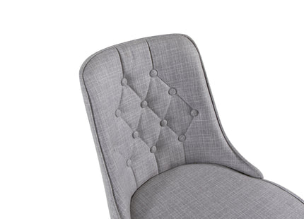 Venture Home Velvet Deluxe Matstolar 2-pack Ljusgrå