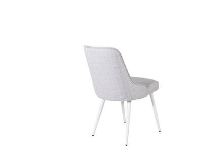 Venture Home Velvet Deluxe Matstolar 2-pack Ljusgrå