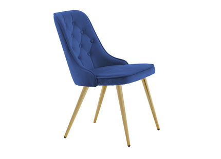 Venture Home Velvet Deluxe Matstolar 2-pack Blå