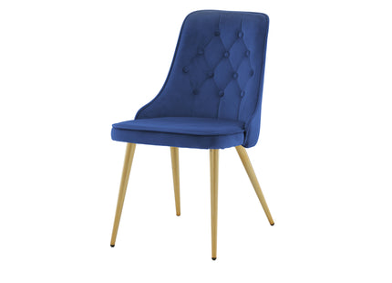 Venture Home Velvet Deluxe Matstolar 2-pack Blå