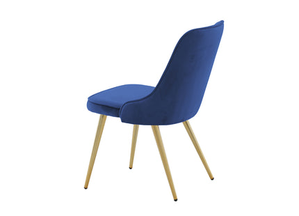 Venture Home Velvet Deluxe Matstolar 2-pack Blå