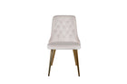 Venture Home Velvet Deluxe Matstolar 2-pack Beige