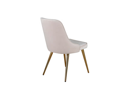 Venture Home Velvet Deluxe Matstolar 2-pack Beige