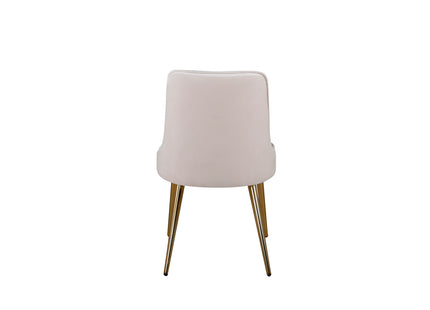 Venture Home Velvet Deluxe Matstolar 2-pack Beige