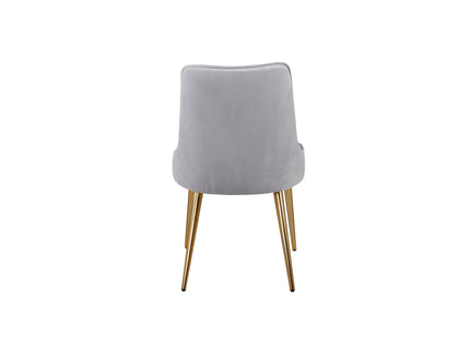 Venture Home Velvet Deluxe Matstolar 2-pack Grå