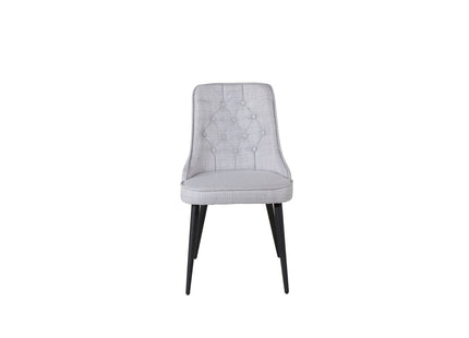 Venture Home Velvet Deluxe Matstolar 2-pack Grå