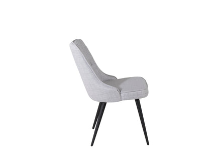 Venture Home Velvet Deluxe Matstolar 2-pack Grå