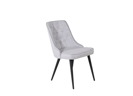 Venture Home Velvet Deluxe Matstolar 2-pack Grå