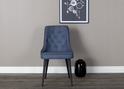Venture Home Velvet Deluxe Matstolar 2-pack Blå