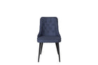 Venture Home Velvet Deluxe Matstolar 2-pack Blå
