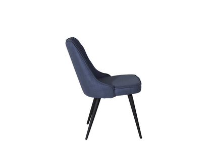 Venture Home Velvet Deluxe Matstolar 2-pack Blå