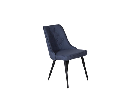 Venture Home Velvet Deluxe Matstolar 2-pack Blå
