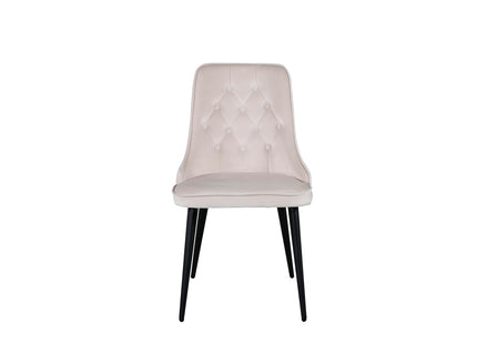 Venture Home Velvet Deluxe Matstolar 2-pack Beige