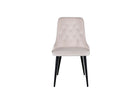 Venture Home Velvet Deluxe Matstolar 2-pack Beige