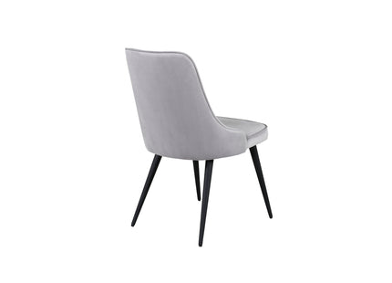 Venture Home Velvet Deluxe Matstolar 2-pack Ljusgrå