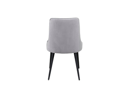 Venture Home Velvet Deluxe Matstolar 2-pack Ljusgrå