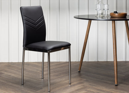Venture Home Lily Matstolar 2-pack Svart
