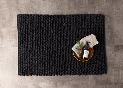 Venture Home Wilmer Rektangulära Matta 80 x 50 Svart