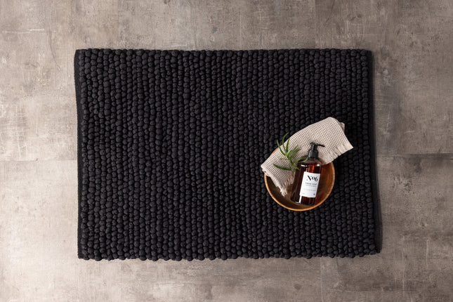 Venture Home Wilmer Rektangulära Matta 80 x 50 Svart