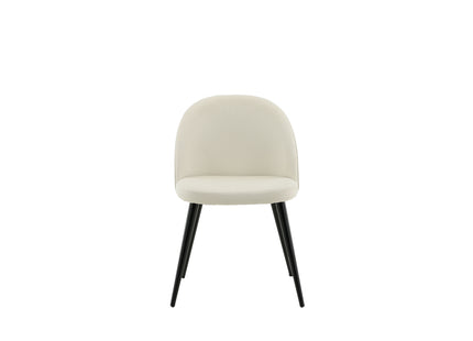 Venture Home Velvet Matstolar 2-pack Grädde
