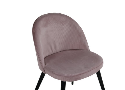 Venture Home Velvet Matstolar 2-pack Dammig rosa