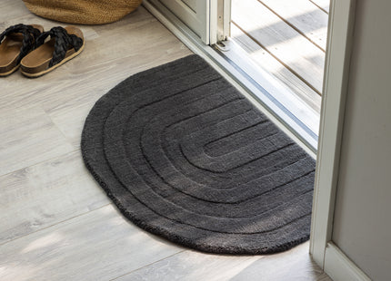 Venture Home Nora Ovala Matta 80 x 50 Antracit