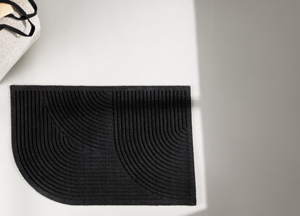 Venture Home Valentino Rektangulära Matta 90x60 Svart