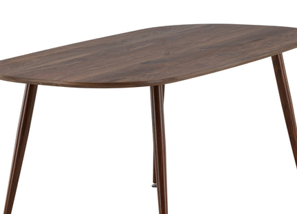Sanford Ovala Matbord 180 x 90 Mörkbrun
