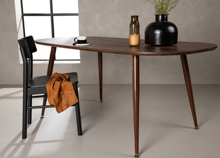 Sanford Ovala Matbord 180 x 90 Mörkbrun