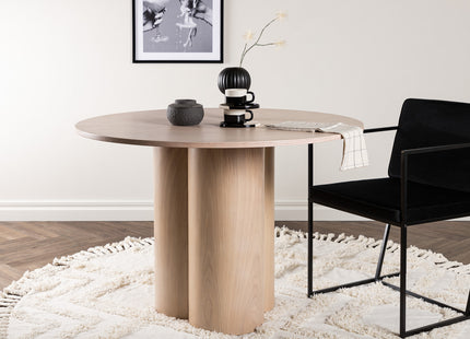 Olivia Runda Matbord ⌀110 Whitewash