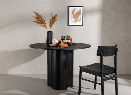 Olivia Runda Matbord ⌀110 Black