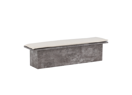 Venture Home Kellogg Bänk 40 x 45 x 160 Grå